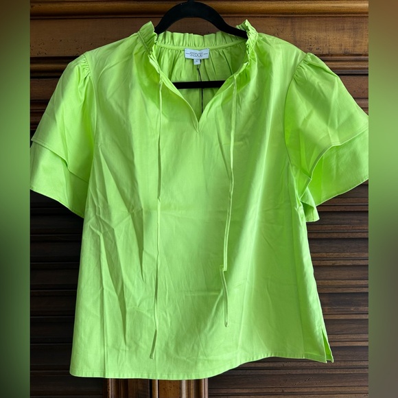 S’EDGE Sally top in color algae (lime green) size Large - Picture 2 of 2